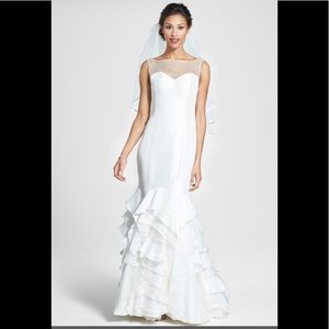Olia Zavozina “Emma” silk ruffles mermaid gown 12